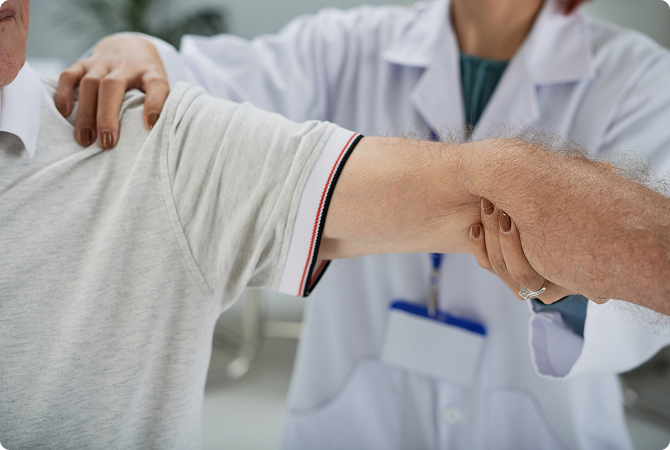 Shoulder fracture and physical therapy