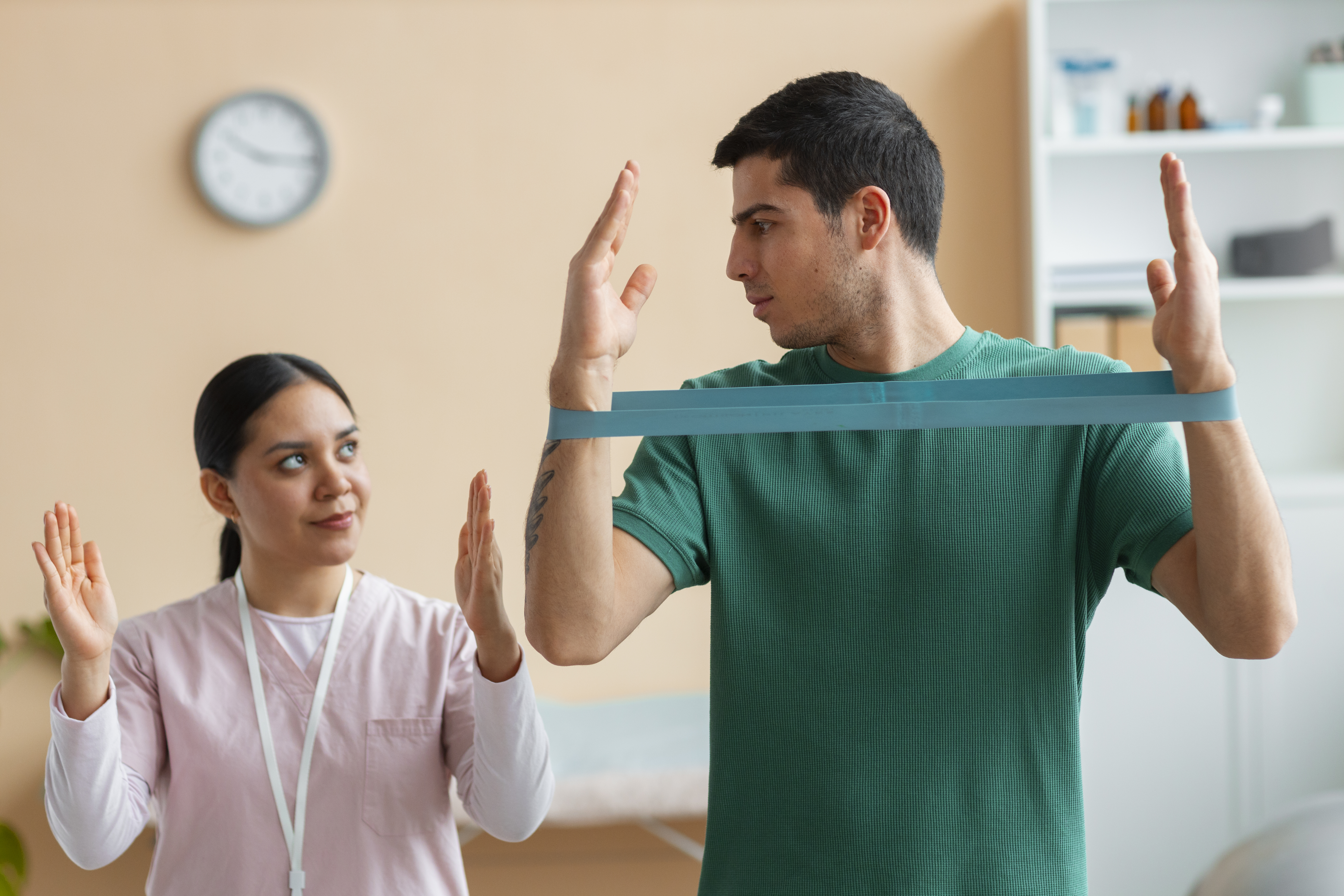 Shoulder injury and trauma and physical therapy
